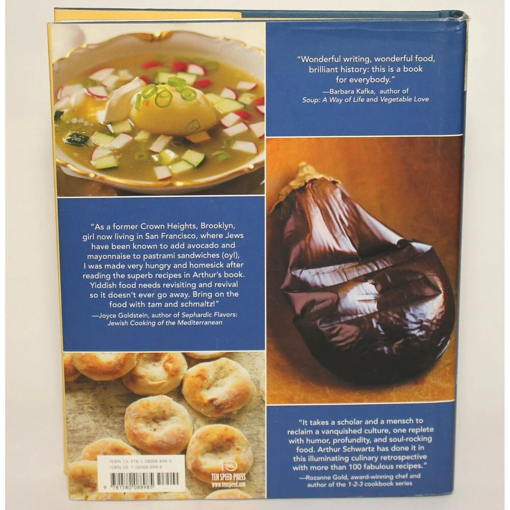 Arthur Schwartz's JEWISH HOME COOKING Yiddish Recipes Revisited HC/DJ Cookbook